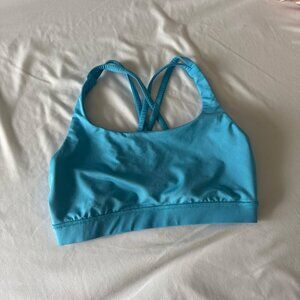 Blue Lululemon Energy Bra (Kayak Blue Light)  Size 6